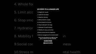 Steps to a longer life ? #psychology #facts #shorts #explore #shortsfeed #fyp #viralvideos #trending