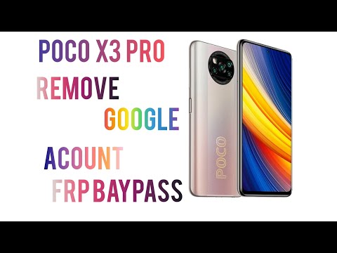 Remove Google account lock poco x3 .x3pro without pc