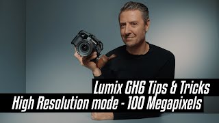 Lumix GH6 100megapixels high resolution mode