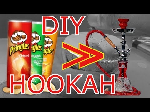 DIY Pringles Hookah - how to & demonstration