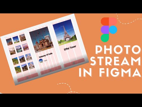 Photo stream in figma | Photo Gallery in Figma | Figma easy tutorial | Simple UI in Figma