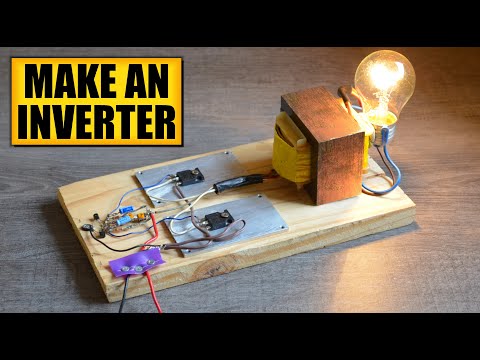 Make an inverter : DIY Experiments #2 - Power AC devices with a battery / homemade inverter