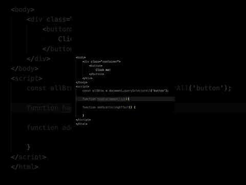 Scattering effect CSS and JavaScript | Power of CSS #csstutorial #css #html