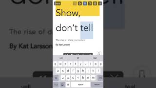 word read aloud demo