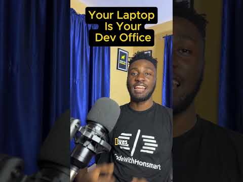 Your Laptop Is Your Dev Office #shorts #shortsfeed #webdevelopment #vscode #frontenddevelopment