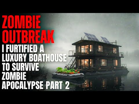 ZOMBIE OUTBREAK: I Fortified a Luxury HOUSEBOAT TO SURVIVE ZOMBIE APOCALYPSE PART 2