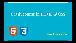 HTML and CSS Tutorial For Beginners