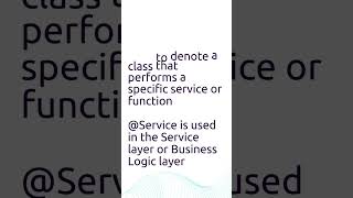 @Service - Spring Annotation