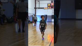 Nice pass for the floater 😎🔥 #shorts #basketball #foryou