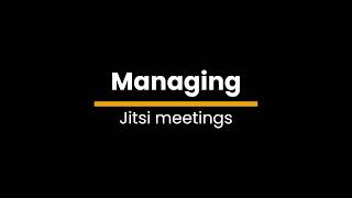 Scheduling Jitsi Live Meetings