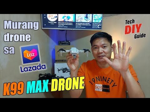 K99 Max Obstacle Avoidance Drone | DJI air 2s clone | Review and Flight Test | Murang Drone Tagalog|