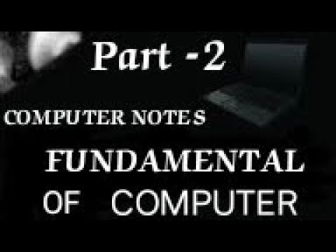 Fundamental of computer| Class -6th| Full Explanation in Hindi| Part -2