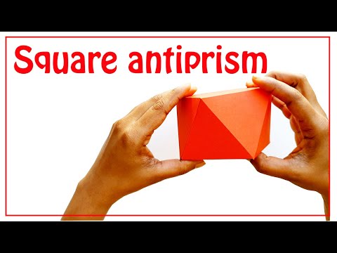 How To Make a Square antiprism /anticube