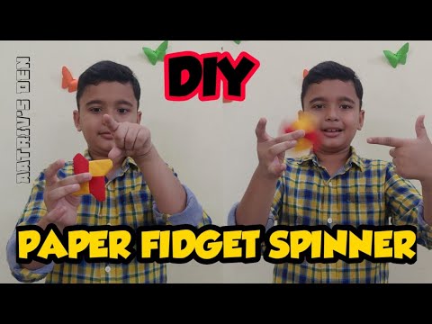 PAPER FIDGET SPINNER | DIY | AATRIV'S DEN