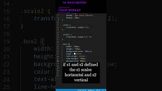 💻 CSS 49a 💻 transform scale 💻 #css #css3 #csscourse #html #html5 #omg