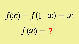 Only 1 Solution For This Functional Equation 