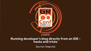 Running developer's blog directly from an IDE - hacks and tricks