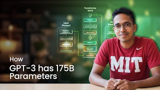 Let us hand-calculate how GPT-3 has a total of 175B parameters | Transformers for Vision