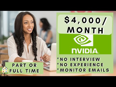 NVIDIA is Hiring Remote! + No Interview No Experience Remote Work From Home Jobs 2025