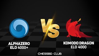 Alphazero (Elo 4000+) vs Komodo Dragon (Elo 4000) || chessbd club #chess #alphazero #komododragons