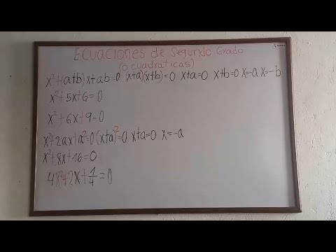 ECUACIONES DE SEGUNDO GRADO Ⅰ