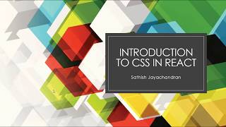 Tutorial 29 How to use CSS in React JS