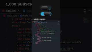 Unique Radio Button CSS🔘 #shorts #css