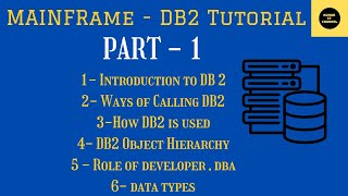 Mainframe DB2 Tutorial - Part 1 ( Refresher)
