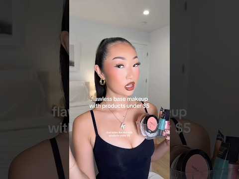 Makeup products under $5 #makeuptips #makeup #tutorial #makeuptutorial #viralshort  #transformation