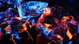 Screensaver Abstract Color Ice - Magic Color Background Dolby Vision