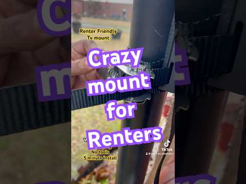 Renter friendly tv mount part 2