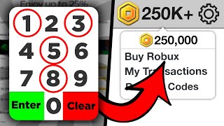 Enter This Code For FREE ROBUX in Roblox.. (2025)