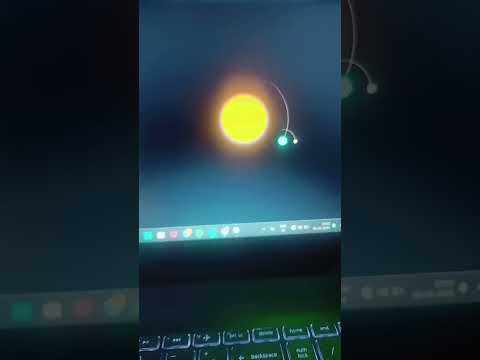 Solar System website|Sun Earth and moon using html and css #css #html #coding #csseffects