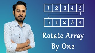Rotate a Array By One Element || C++ Coding Round || Coders Arcade
