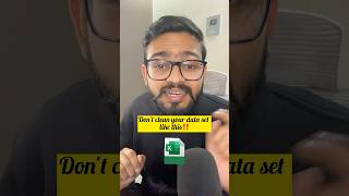 Don't Clean Data like this in Excel‼️Instead Use Amazing Trick #excel #exceltips #shorts