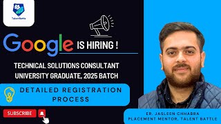 🔥 Google Technical Solutions Consultant 2025 | Hiring Process & Tips | Freshers Apply Now!