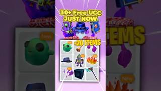 Roblox GAVE 30+ FREE ITEMS? 😲🔥 #robloxugc #roblox