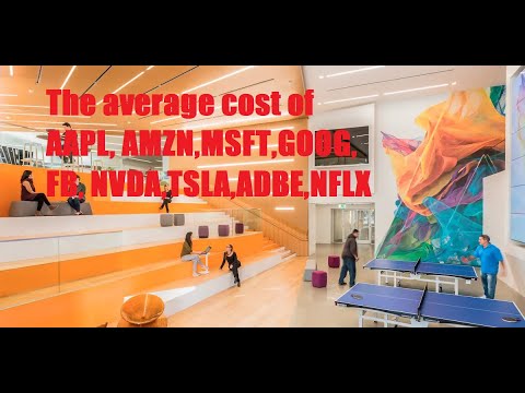 The average holding cost of google, msft, amzn, aapl, fb, nvda, tsla, adbe, intc.