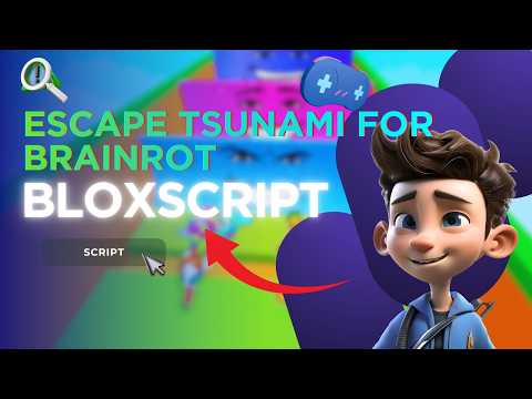 Escape Tsunami For Brainrot Script *NO KEY* AUTO FIRE & ICE EVENT | Bloxscript 2026