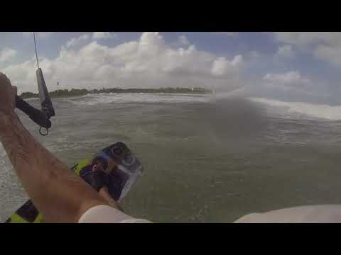 Landing in a wave