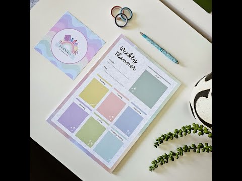 Bedazzle_ Monthly, Weekly and Daily undated, tear off Planners for Home  Office Study and Organizing