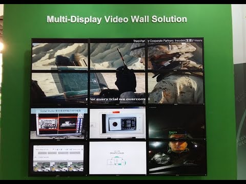 12-Display Graphics card：NVIDIA GPU driven x12 Multi-Displays Video Wall- Aetina - YouTube