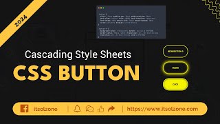 Master CSS Buttons | Button 9 | Web Development | UI Design | Responsive Button | ITSolZone