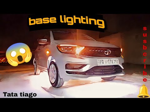Tata tiago base lighting kaise lgaye ❤️‍🔥|| How to make tata tiago base lighting full video Part-2 😰