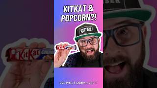I Try KitKat Chunky Popcorn In One Bite! 🍫🤤 #onebitechallenge