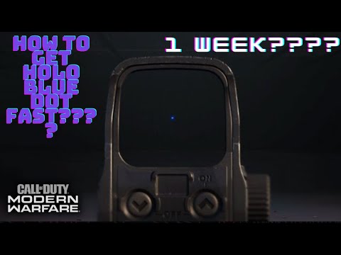 HOW TO GET BLUE DOT FAST ON MW???