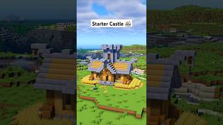 Minecraft Starter Castle Tutorial 🏰 #minecraft