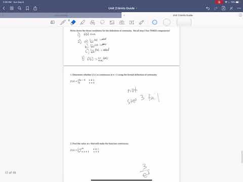 Think Aloud: Page 3 of Continuity Notes
