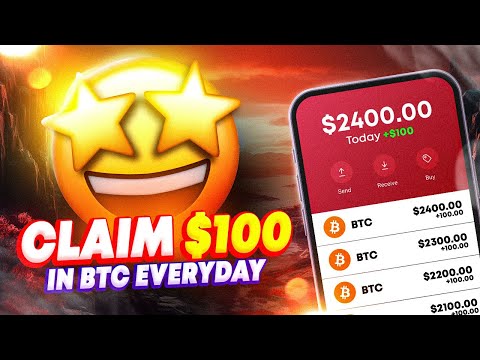 Claim Free $100 BTC Daily With Instant Withdrawals