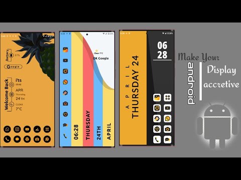 How to customize your android phone Display to Make Display accretive
